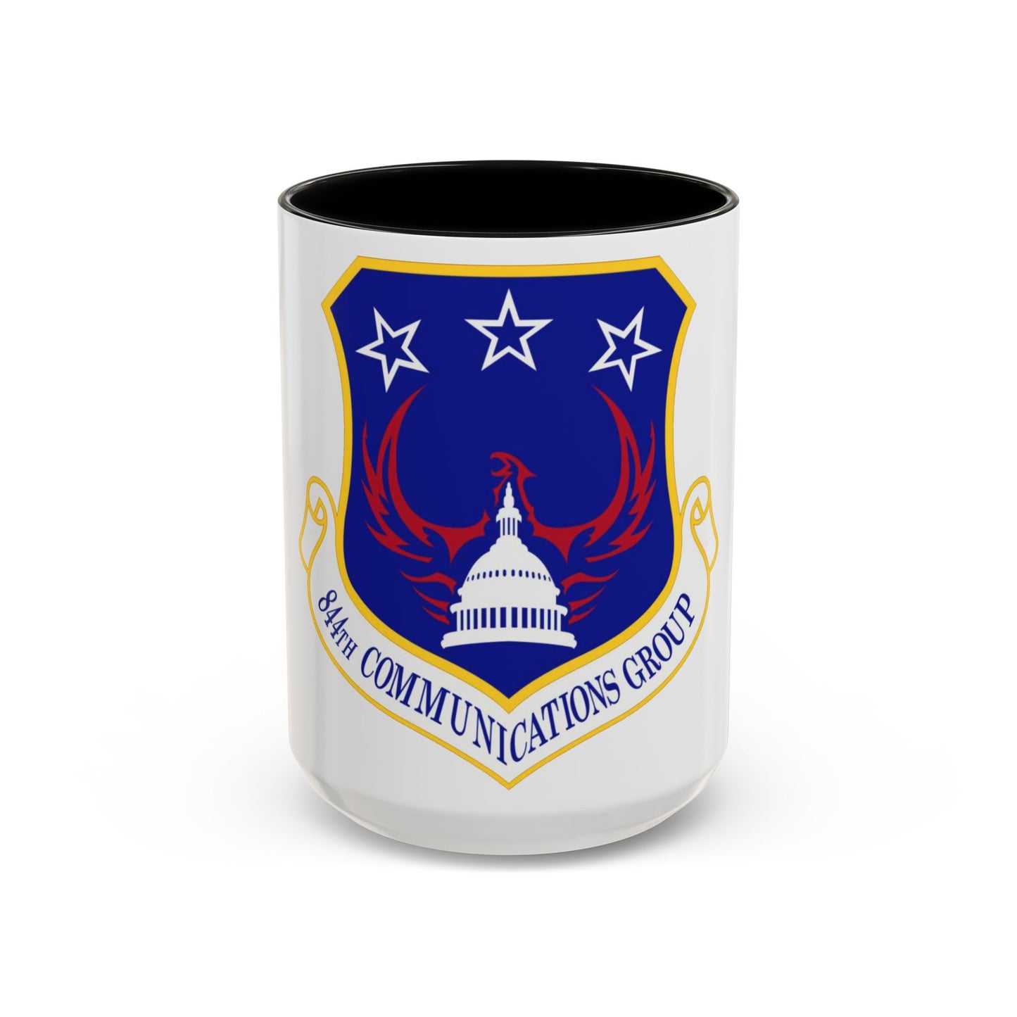 844th Communications Group (U.S. Air Force) Accent Coffee Mug