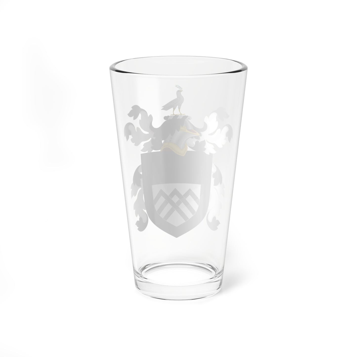 Coat of Arms of William Claiborne (United States) (Coat of Arms) Pint Glass 16oz