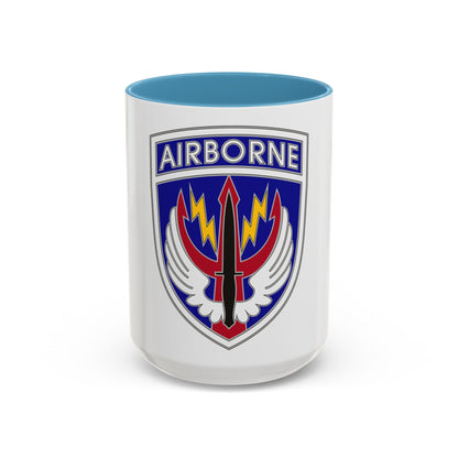 Special Operations Command Central (U.S. Army) Accent Coffee Mug