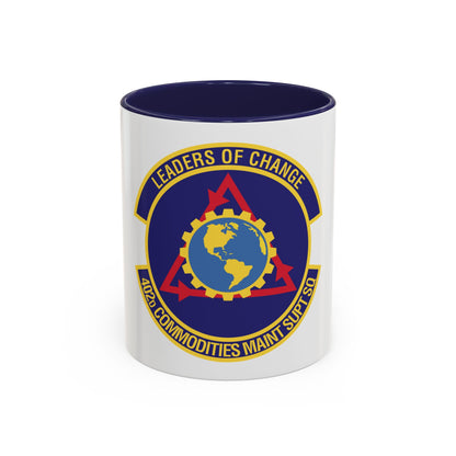 402d Commodities Maintenance Support Squadron (U.S. Air Force) Accent Coffee Mug