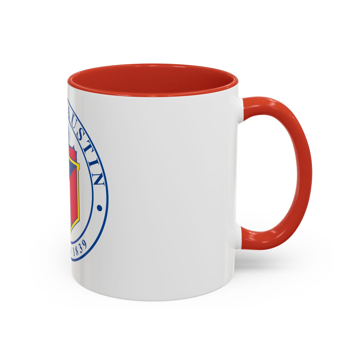 Seal of Austin TX - Accent Coffee Mug