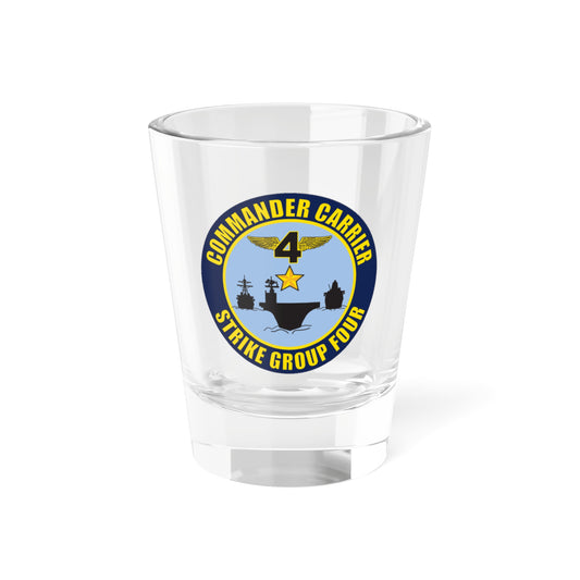 Command Carriers Strike Group 4 (U.S. Navy) Shot Glass 1.5oz