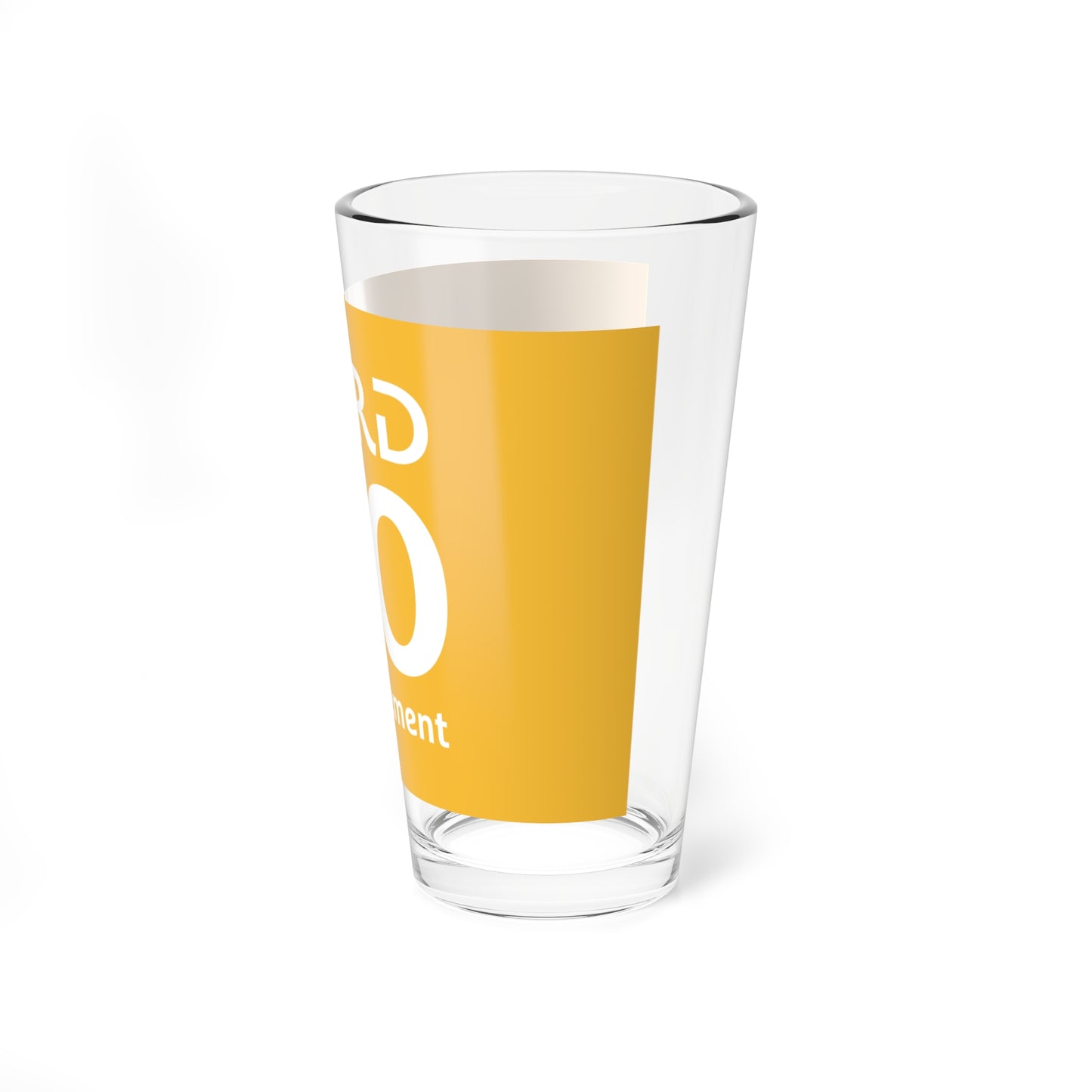 Flag of the Department of Gard (France) Pint Glass 16oz