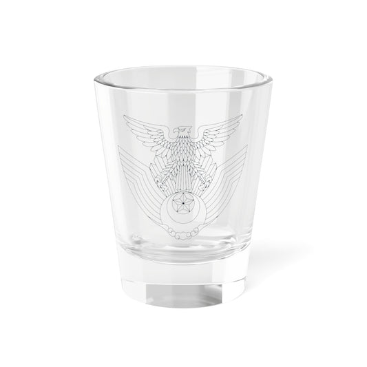 JASDF emblem outline (Japan) (Coat of Arms) Shot Glass 1.5oz