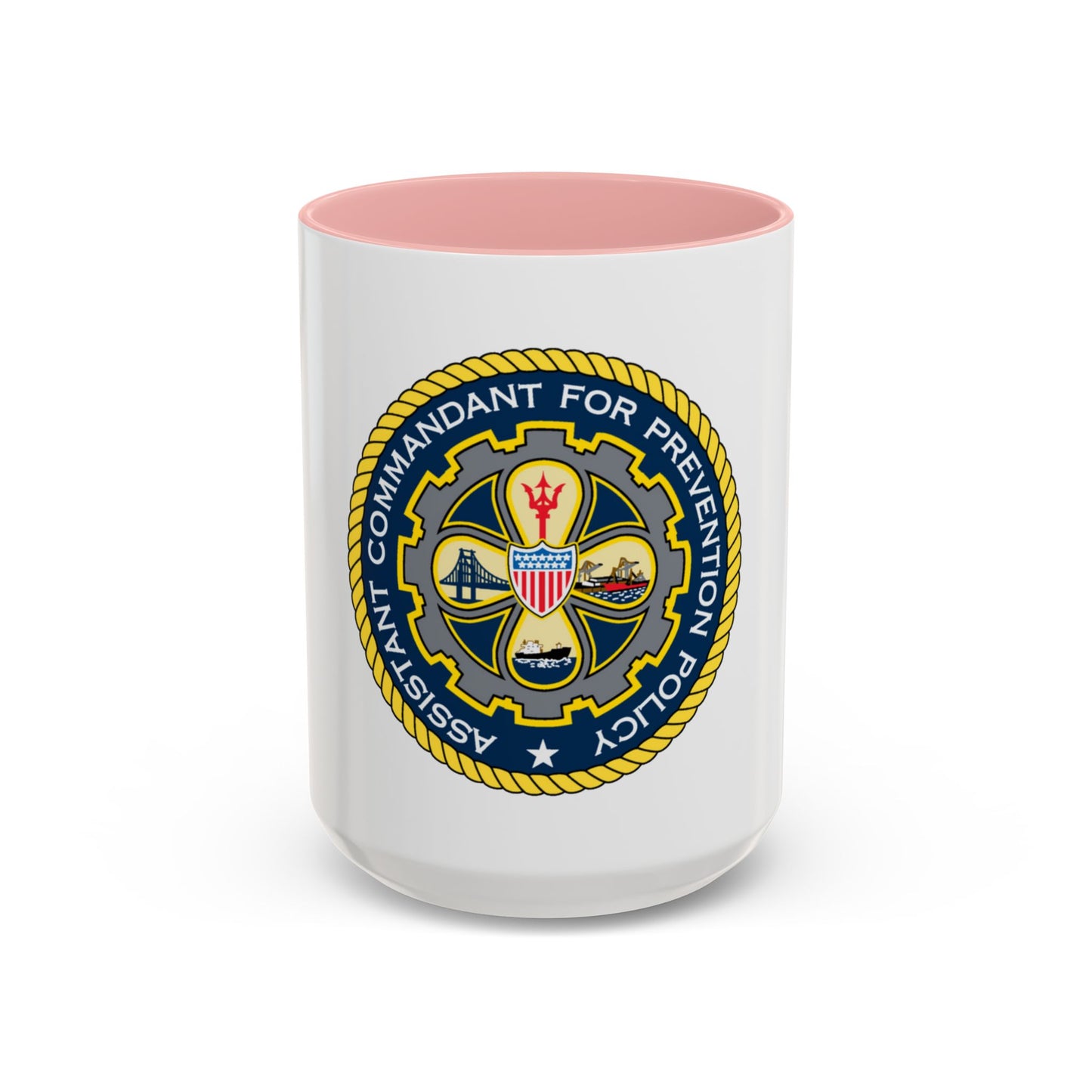 USCG Assistant Commandant for Prevention Policy (U.S. Coast Guard) Accent Coffee Mug