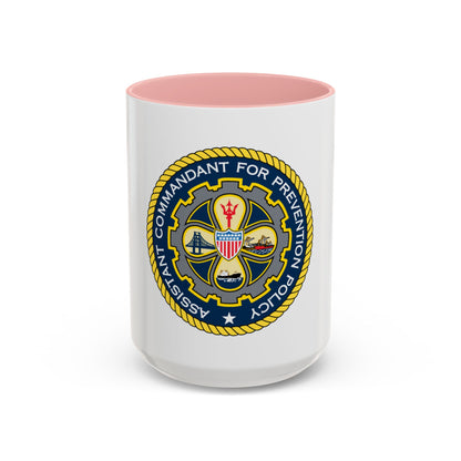 USCG Assistant Commandant for Prevention Policy (U.S. Coast Guard) Accent Coffee Mug