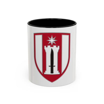 372 Engineer Brigade (U.S. Army) Accent Coffee Mug