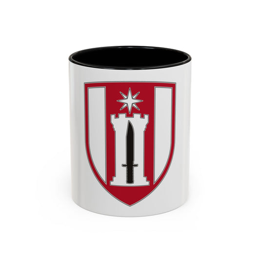 372 Engineer Brigade (U.S. Army) Accent Coffee Mug