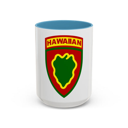 Hawaiian Division (U.S. Army) Accent Coffee Mug