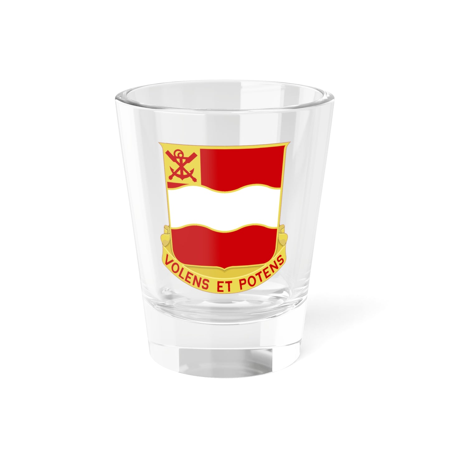 Verre à liqueur du 4e bataillon du génie (armée américaine) 1,5 oz