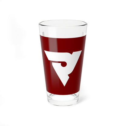 Flag of Matsuo Iwate 1963-2005 (Japan) Pint Glass 16oz