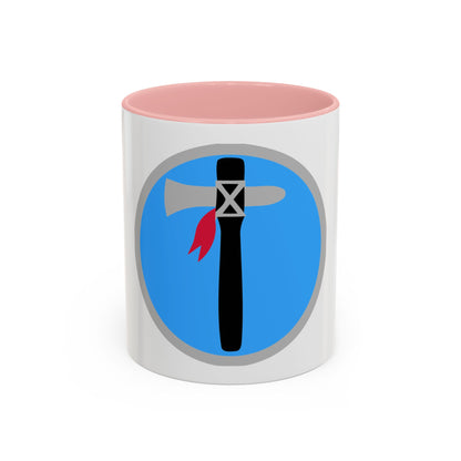 XIX Corps 1 (U.S. Army) Accent Coffee Mug