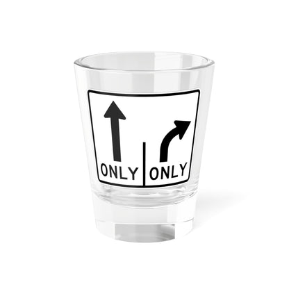 MUTCD-MI R3-8d (Michigan) (Road Sign) Shot Glass 1.5oz