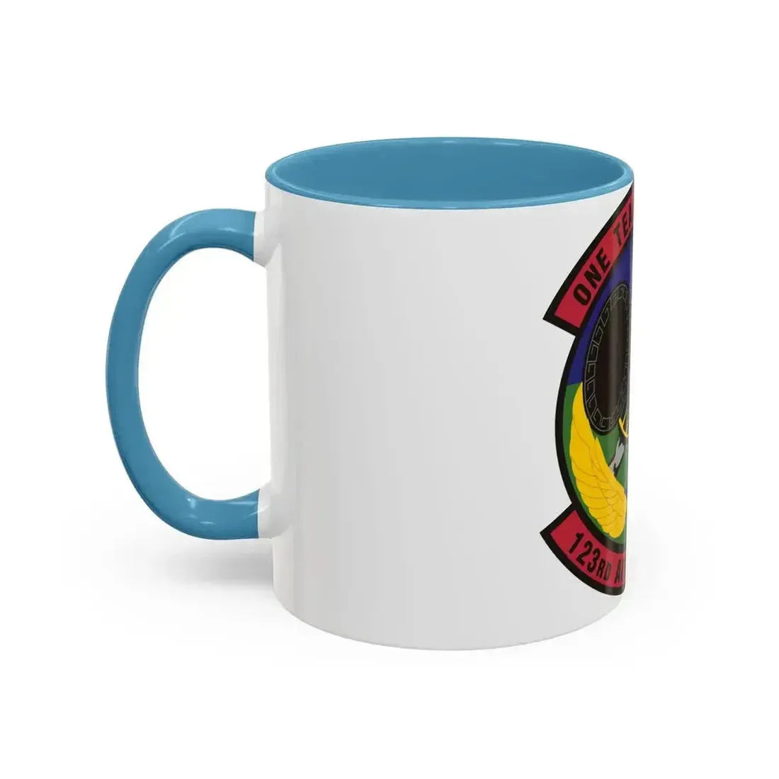 123d Air Control Squadron (U.S. Air Force) Accent Coffee Mug - Go Mug Yourself