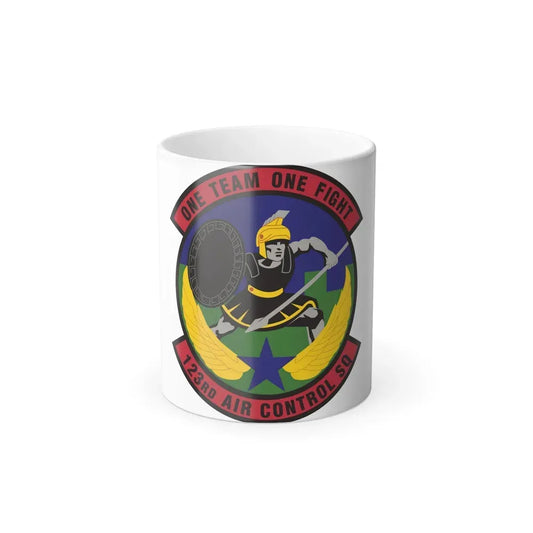 123d Air Control Squadron (U.S. Air Force) Color Changing Coffee Mug 11oz - Go Mug Yourself