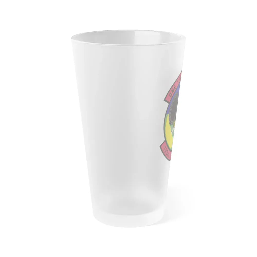 123d Air Control Squadron (U.S. Air Force) Frosted Pint Glass 16oz - Go Mug Yourself