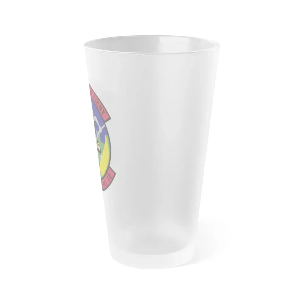 123d Air Control Squadron (U.S. Air Force) Frosted Pint Glass 16oz - Go Mug Yourself