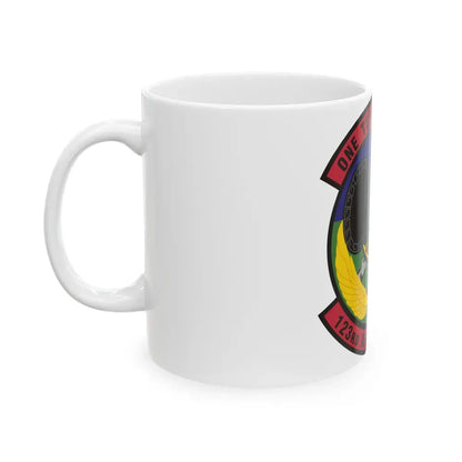 123d Air Control Squadron (U.S. Air Force) White Coffee Mug - Go Mug Yourself
