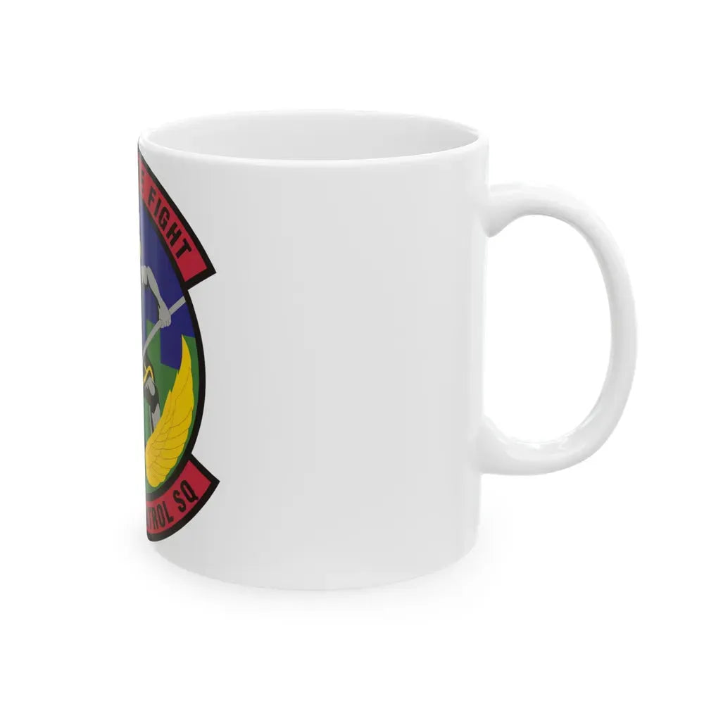 123d Air Control Squadron (U.S. Air Force) White Coffee Mug - Go Mug Yourself