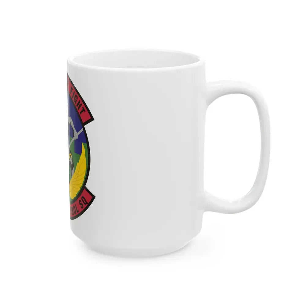 123d Air Control Squadron (U.S. Air Force) White Coffee Mug - Go Mug Yourself