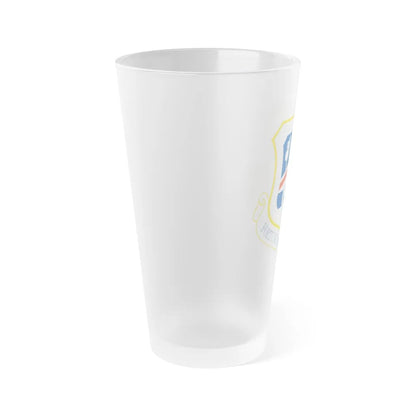 123d Airlift Wing (U.S. Air Force) Frosted Pint Glass 16oz-Go Mug Yourself