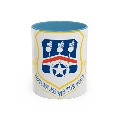 123d Airlift Wing (U.S. Air Force) Accent Coffee Mug 11oz Light Blue - Go Mug Yourself