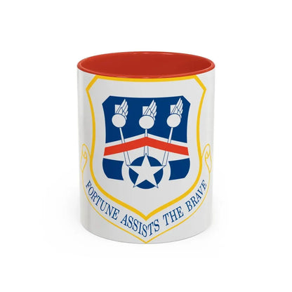 123d Airlift Wing (U.S. Air Force) Accent Coffee Mug 11oz Red - Go Mug Yourself