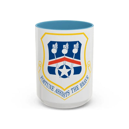 123d Airlift Wing (U.S. Air Force) Accent Coffee Mug 15oz Light Blue - Go Mug Yourself