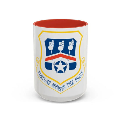 123d Airlift Wing (U.S. Air Force) Accent Coffee Mug 15oz Red - Go Mug Yourself