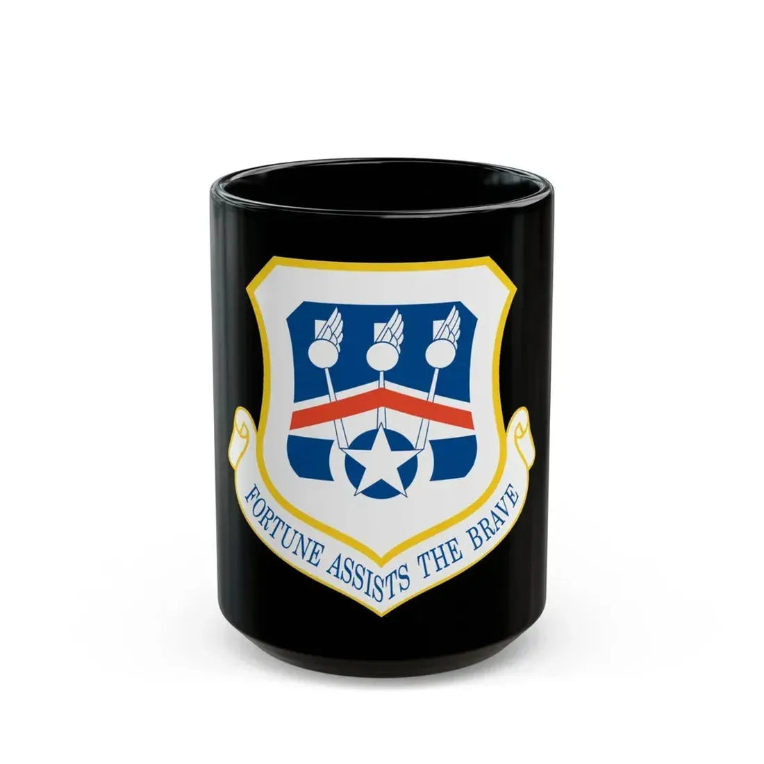 123d Airlift Wing (U.S. Air Force) Black Coffee Mug 15oz - Go Mug Yourself