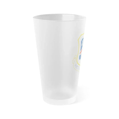 123d Airlift Wing (U.S. Air Force) Frosted Pint Glass 16oz - Go Mug Yourself