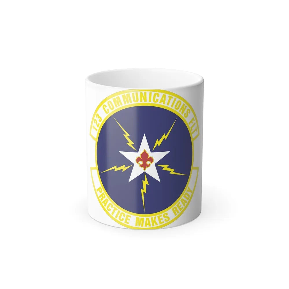 123d Communications Squadron (U.S. Air Force) Color Changing Coffee Mug-11oz-Go Mug Yourself