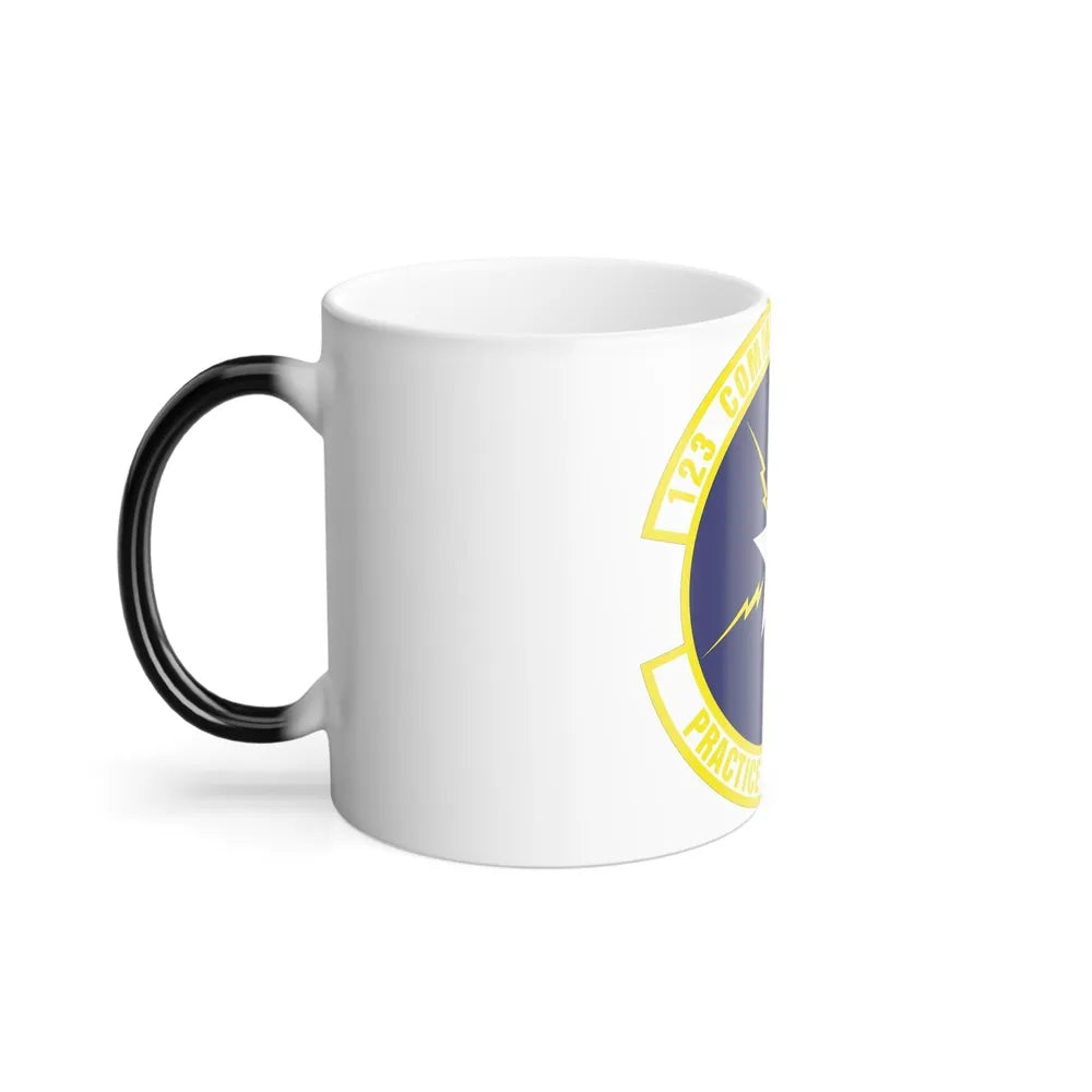 123d Communications Squadron (U.S. Air Force) Color Changing Coffee Mug-Go Mug Yourself