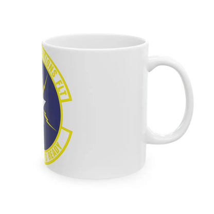 123d Communications Squadron (U.S. Air Force) White Coffee Mug-Go Mug Yourself