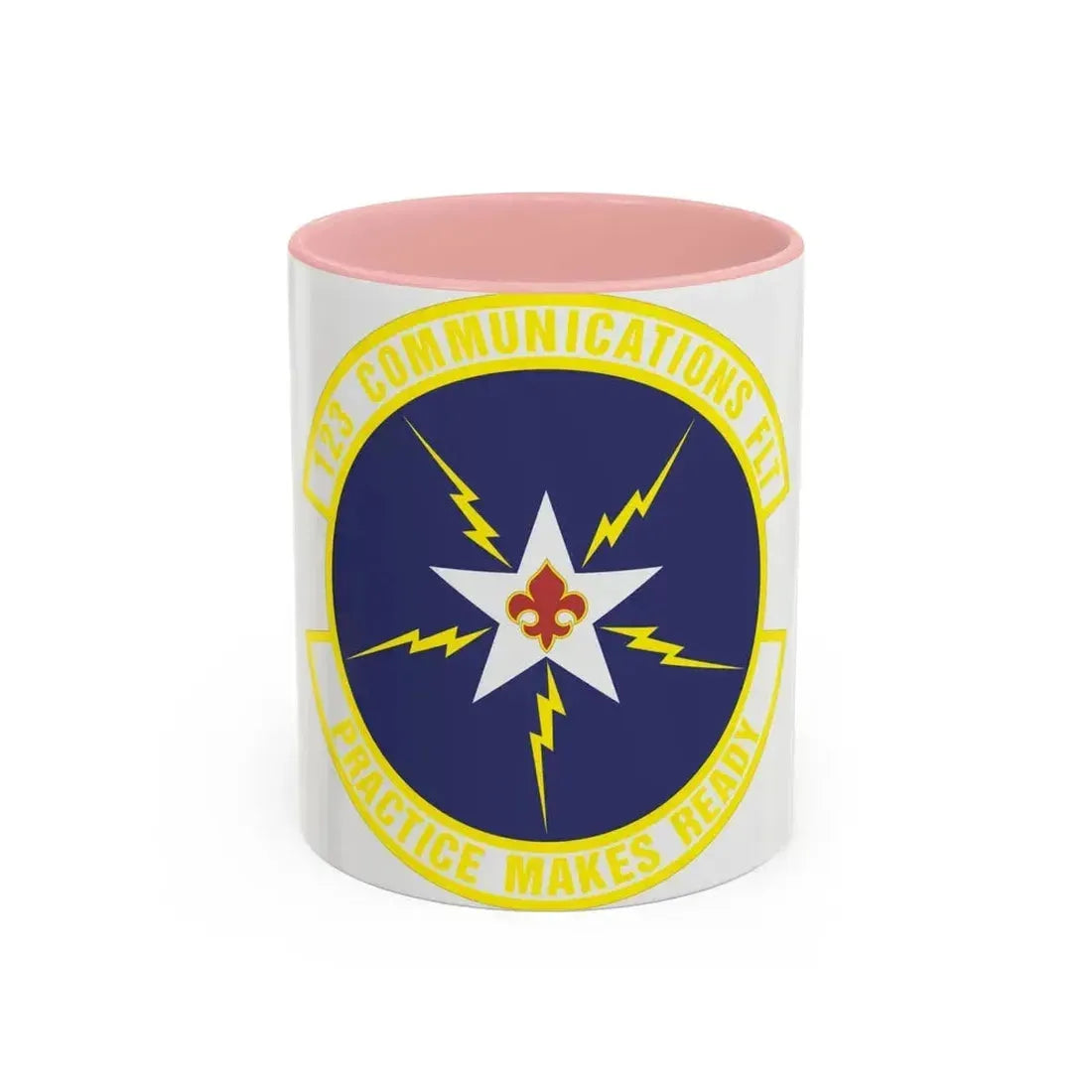 123d Communications Squadron (U.S. Air Force) Accent Coffee Mug 11oz Pink - Go Mug Yourself