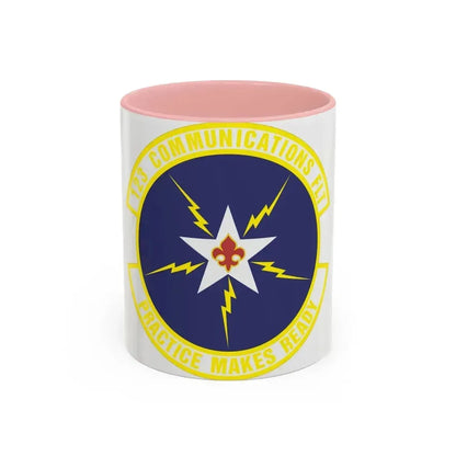 123d Communications Squadron (U.S. Air Force) Accent Coffee Mug 11oz Pink - Go Mug Yourself