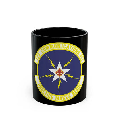 123d Communications Squadron (U.S. Air Force) Black Coffee Mug 11oz - Go Mug Yourself