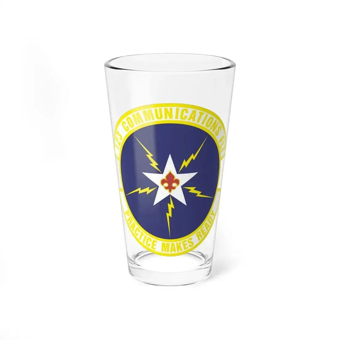 123d Communications Squadron (U.S. Air Force) Pint Glass 16oz 16oz - Go Mug Yourself