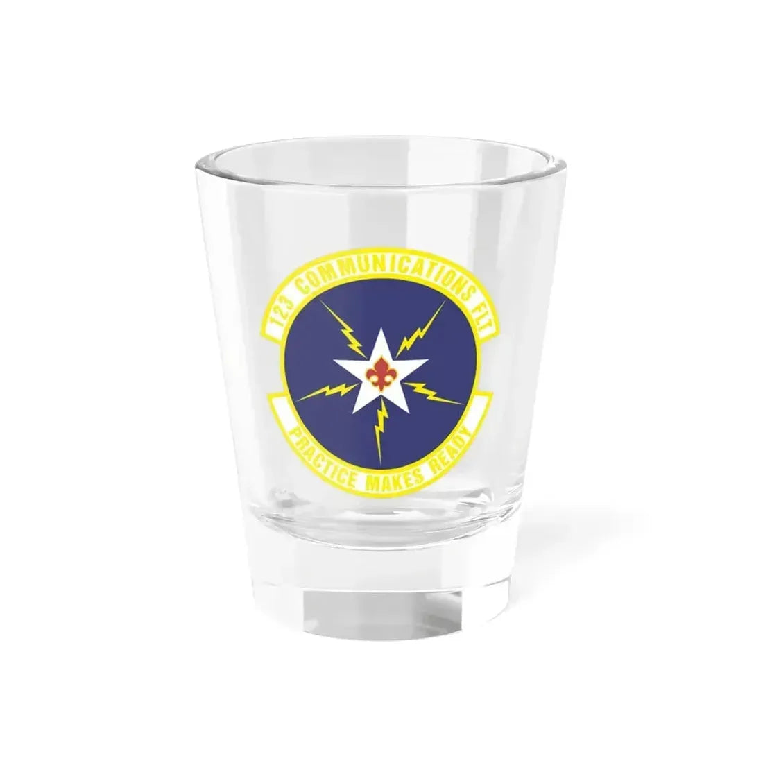 123d Communications Squadron (U.S. Air Force) Shot Glass 1.5oz 1.5oz - Go Mug Yourself