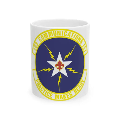 123d Communications Squadron (U.S. Air Force) White Coffee Mug 11oz - Go Mug Yourself