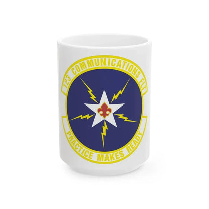 123d Communications Squadron (U.S. Air Force) White Coffee Mug 15oz - Go Mug Yourself