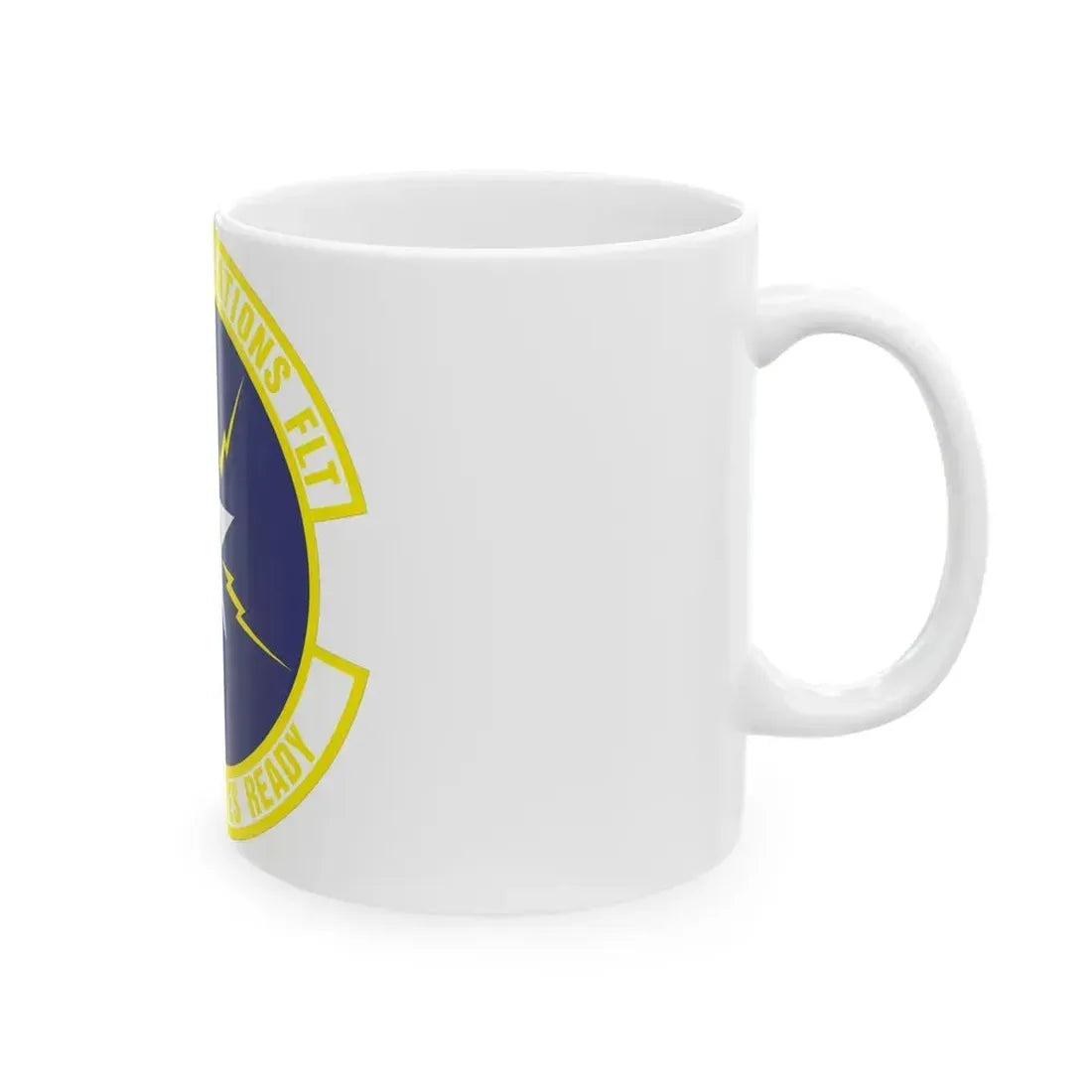 123d Communications Squadron (U.S. Air Force) White Coffee Mug - Go Mug Yourself