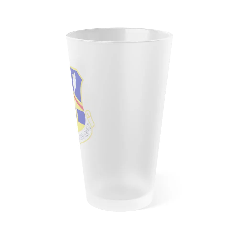 123d Contingency Response Group (U.S. Air Force) Frosted Pint Glass 16oz-Go Mug Yourself