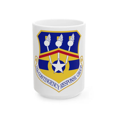 123d Contingency Response Group (U.S. Air Force) White Coffee Mug-15oz-Go Mug Yourself