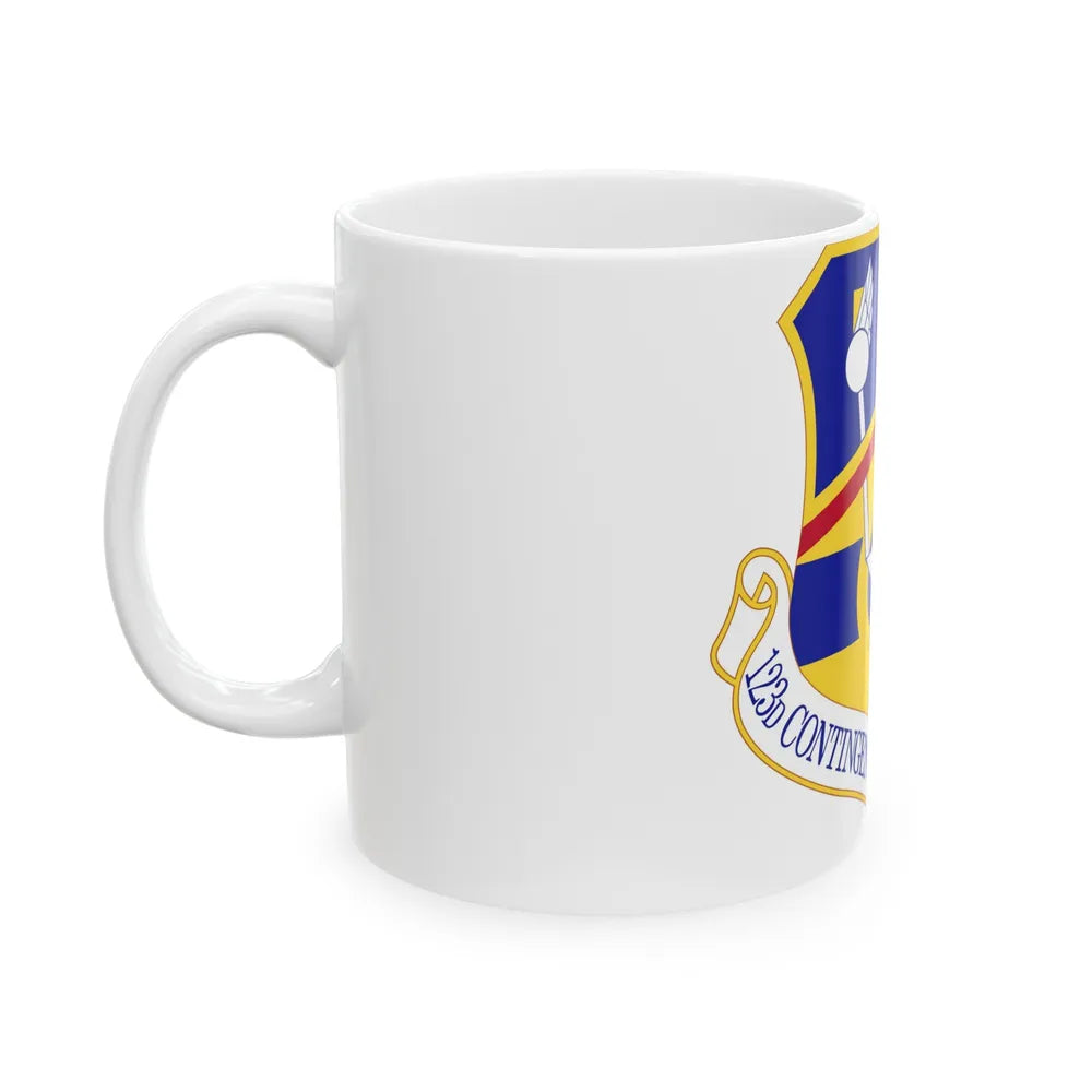 123d Contingency Response Group (U.S. Air Force) White Coffee Mug-Go Mug Yourself