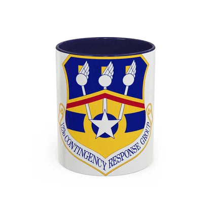 123d Contingency Response Group (U.S. Air Force) Accent Coffee Mug 11oz Navy - Go Mug Yourself