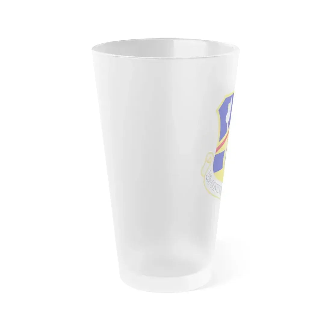 123d Contingency Response Group (U.S. Air Force) Frosted Pint Glass 16oz - Go Mug Yourself