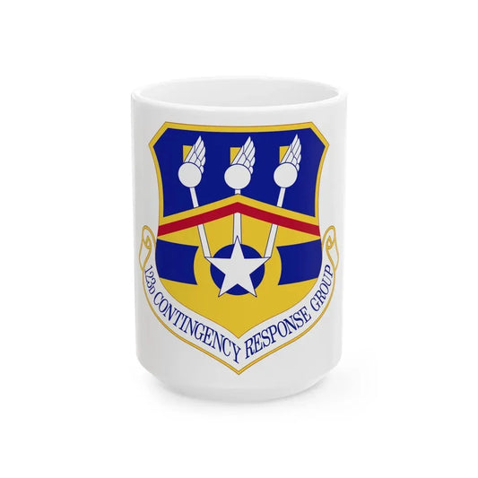 123d Contingency Response Group (U.S. Air Force) White Coffee Mug 15oz - Go Mug Yourself