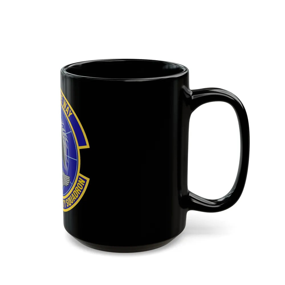 123d Global Mobility Squadron (U.S. Air Force) Black Coffee Mug-Go Mug Yourself