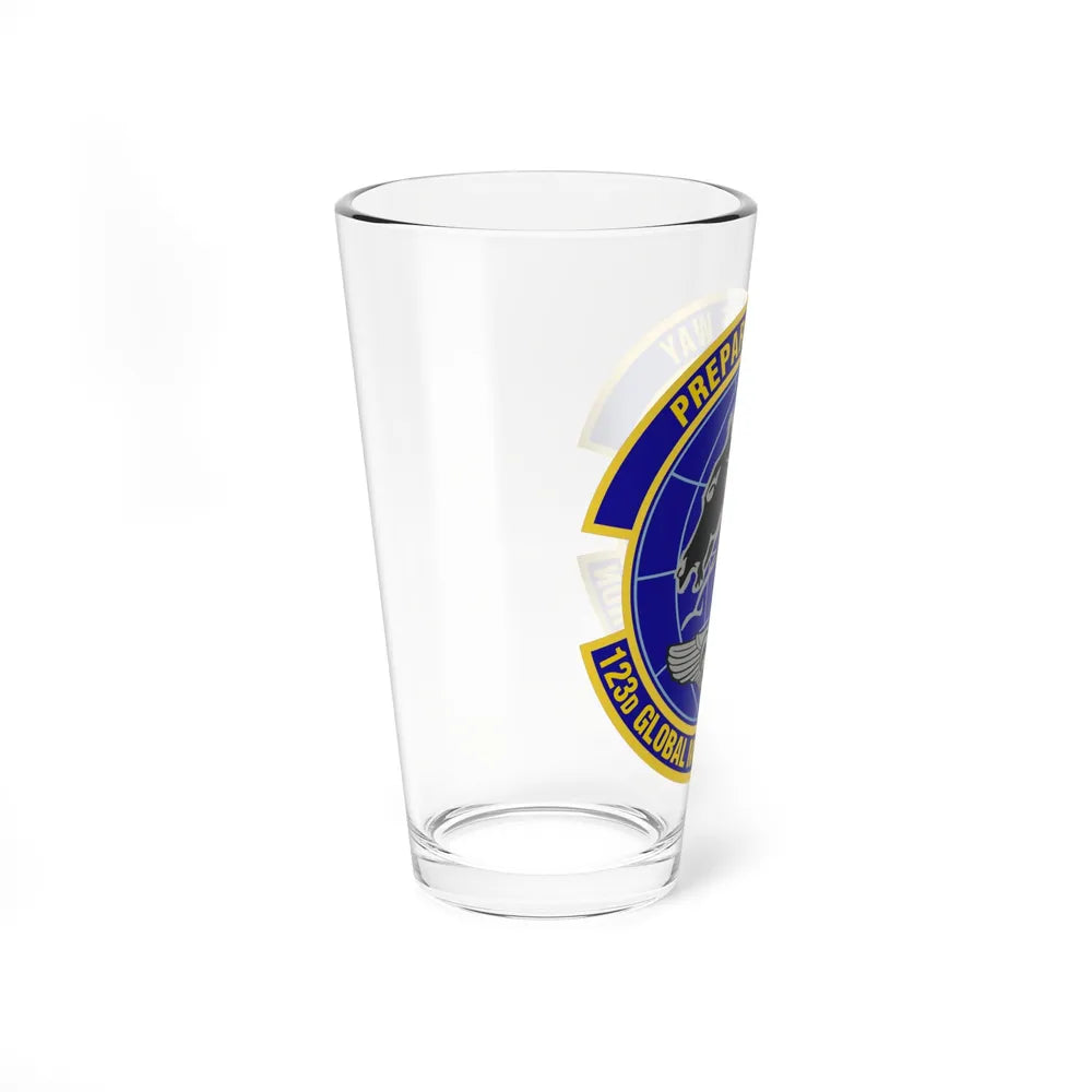 123d Global Mobility Squadron (U.S. Air Force) Pint Glass 16oz-Go Mug Yourself